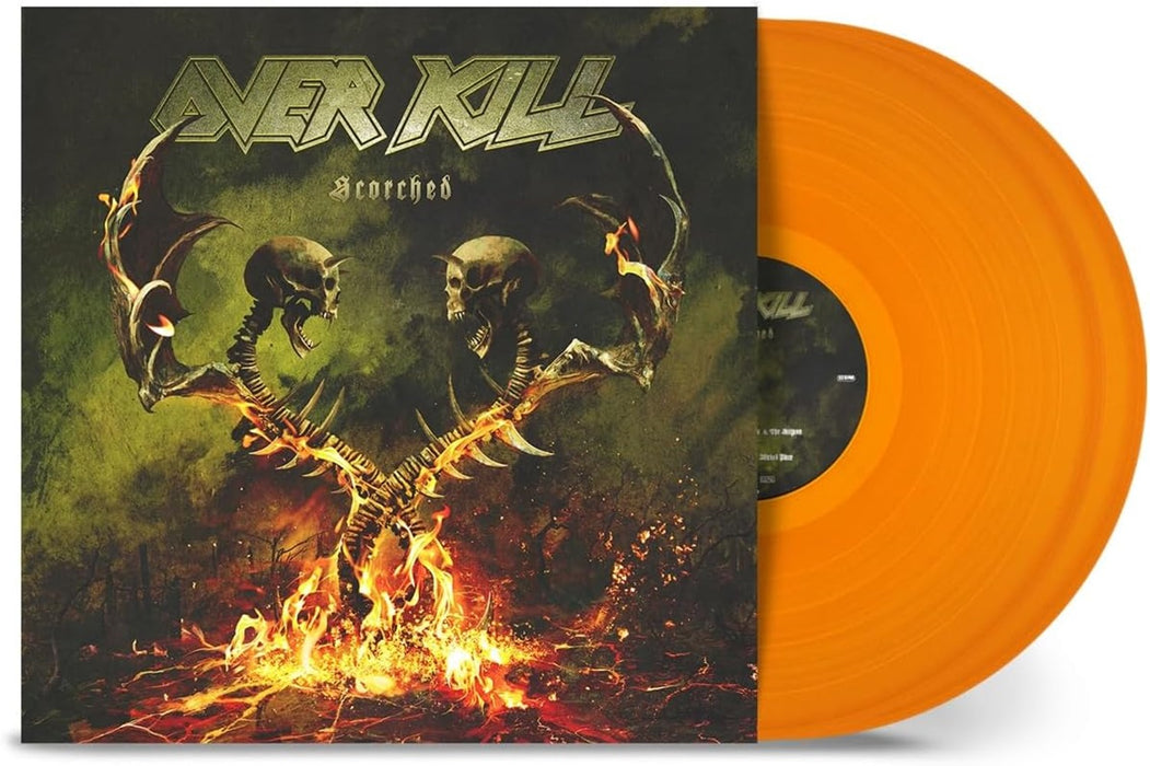 Overkill Scorched Vinyl LP Orange Colour 2023