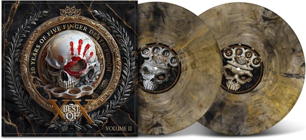 Five Finger Death Punch Best Of - Volume II Vinyl LP Golden Smoke Colour 2025