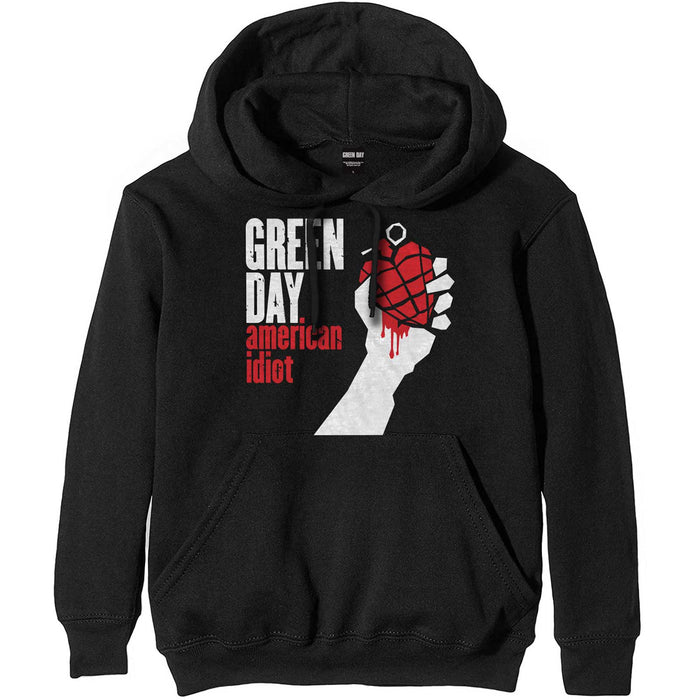 Green Day American Idiot Black X-Large Hoodie