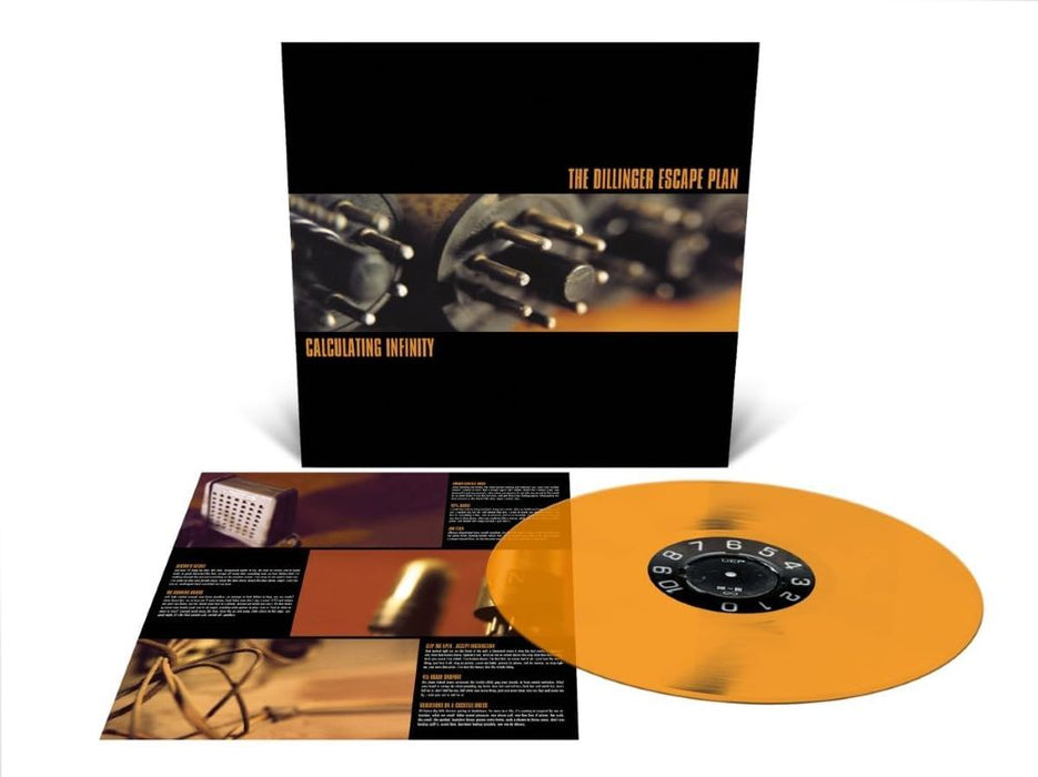 The Dillinger Escape Plan Calculating Infinity Vinyl LP Clear Orange Colour 2023