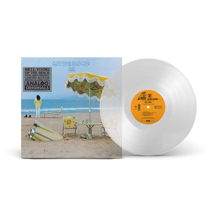 Neil Young On the Beach (50th Anniversary Edition) Vinyl LP Clear Colour Due Out 13/12/24