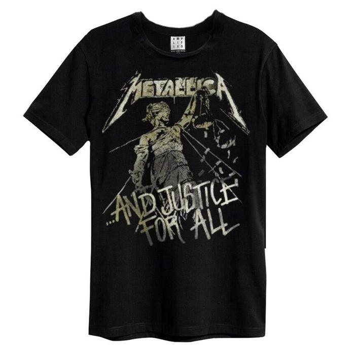 Metallica And Justice For All Amplified Black Medium Unisex T-Shirt