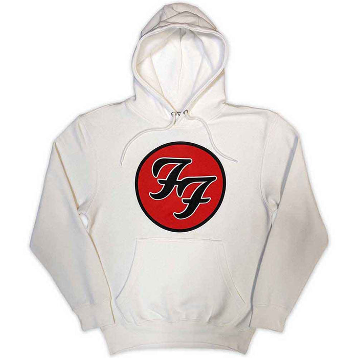 Foo Fighters Logo White X-Large Hoodie