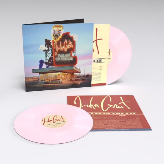 John Grant The Art Of The Lie Vinyl LP Pink Colour Due Out 14/06/24