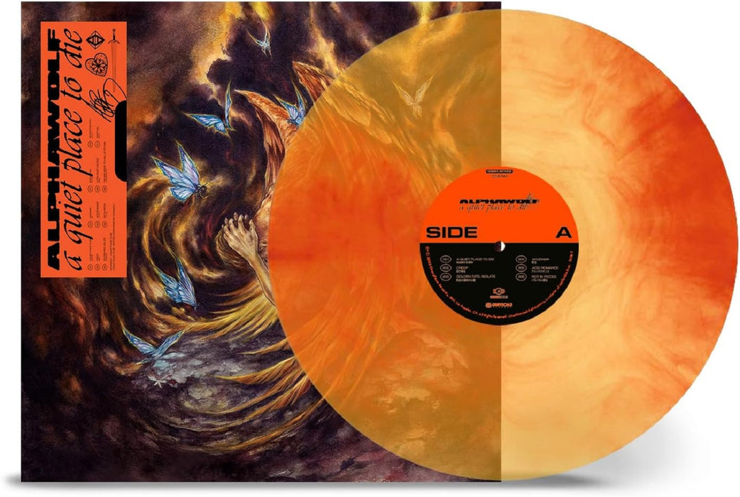 Alpha Wolf A Quiet Place to Die Vinyl LP Opaque Orange Colour 2023