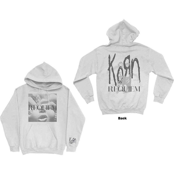 Korn Requiem White Large Hoodie