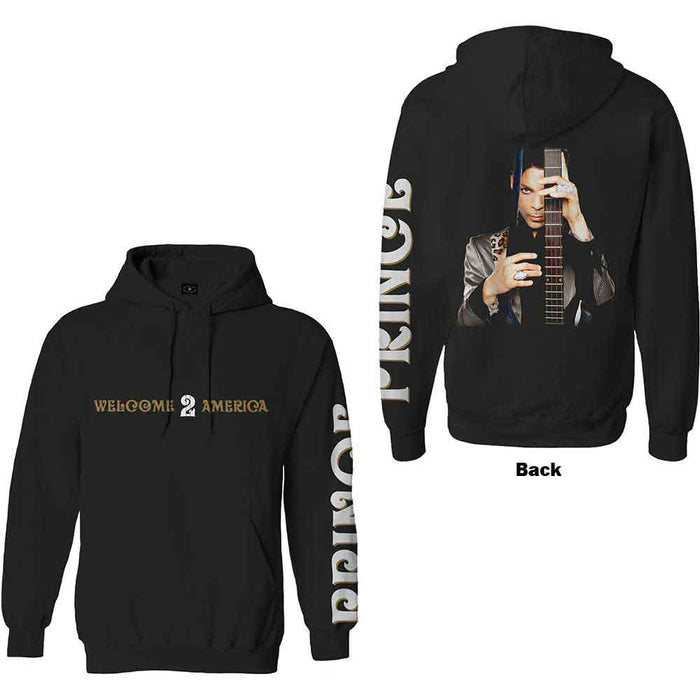 Prince Welcome 2 America Black Medium Hoodie