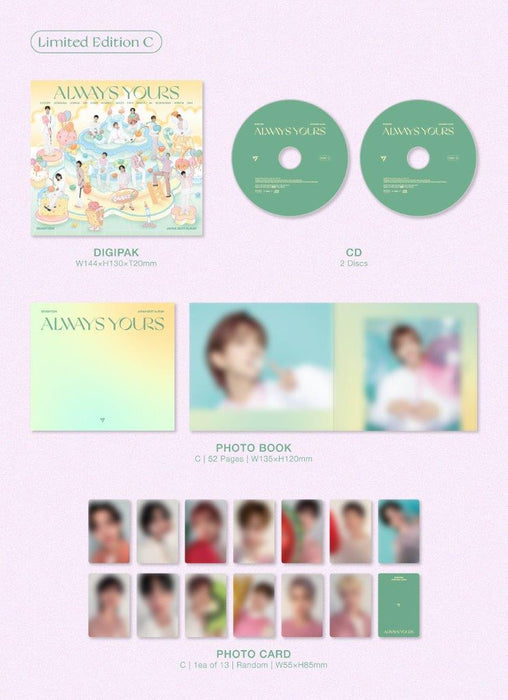 Seventeen Japan Best Album [Always Yours] Limited Edition C CD 2023