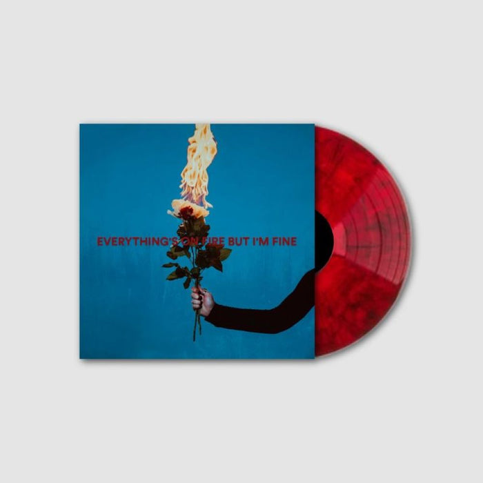 As December Falls Everything's On Fire But I'm Fine Vinyl LP Marble Red Colour 2025