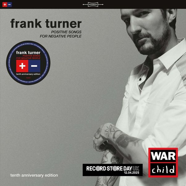 Frank Turner Positive Songs For Negative People (10th Anniversary Edition) Vinyl LP Red & Blue Colour RSD 2025