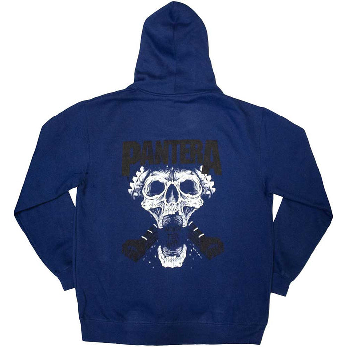 Pantera Mouth For War B&W Blue X-Large Hoodie