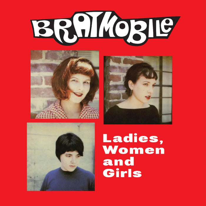 Bratmobile Ladies, Women and Girls Vinyl LP Red Colour Due Out 25/10/24