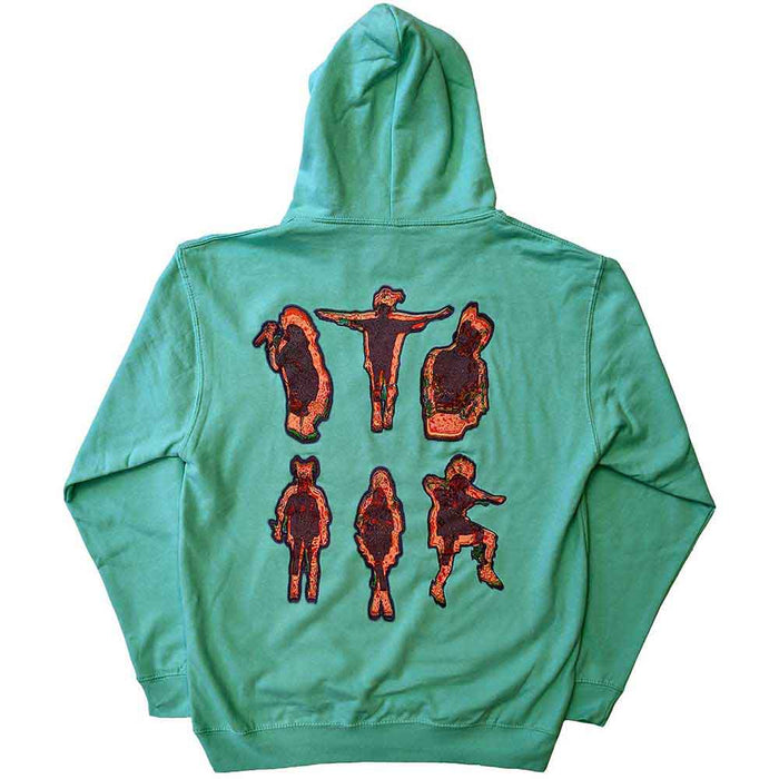 Billie Eilish Silhouettes Green Small Hoodie