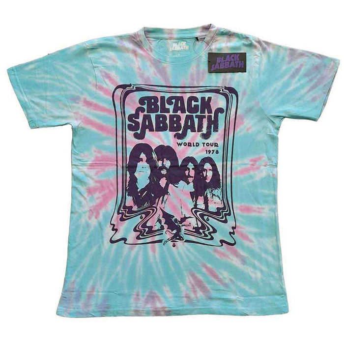 Black Sabbath World Tour '78 Wash Green X-Large T-Shirt