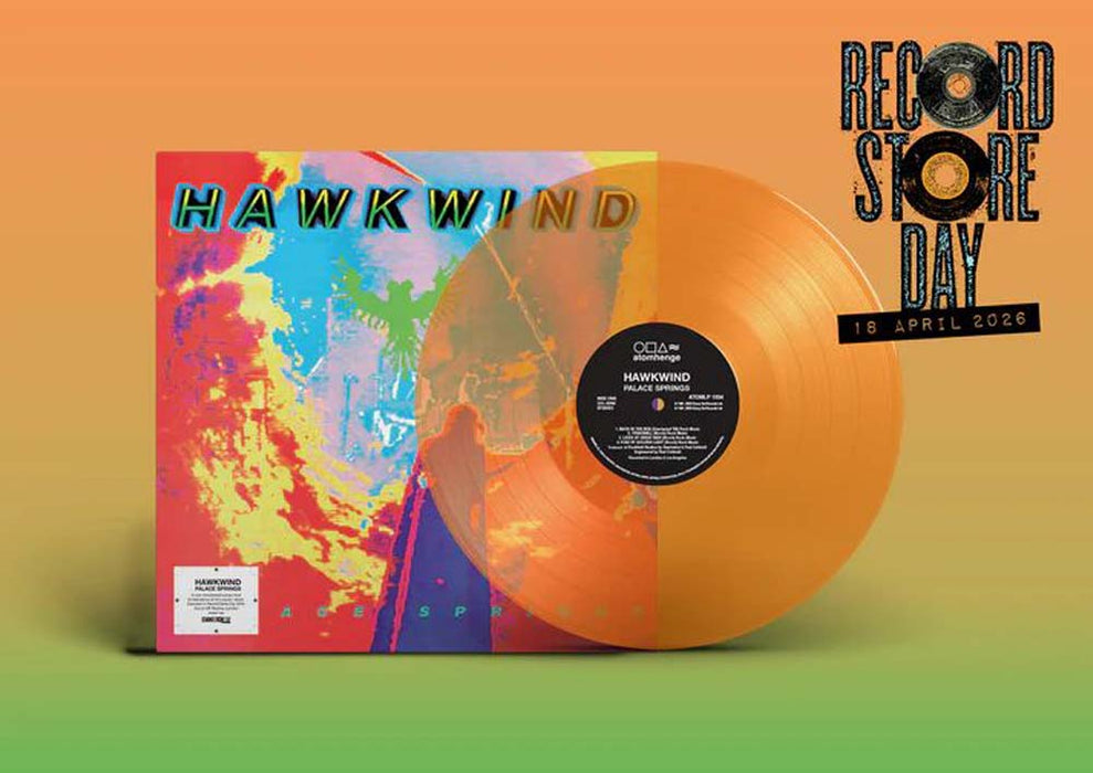 Hawkwind Palace Springs Vinyl LP Transparent Orange Colour RSD 2026