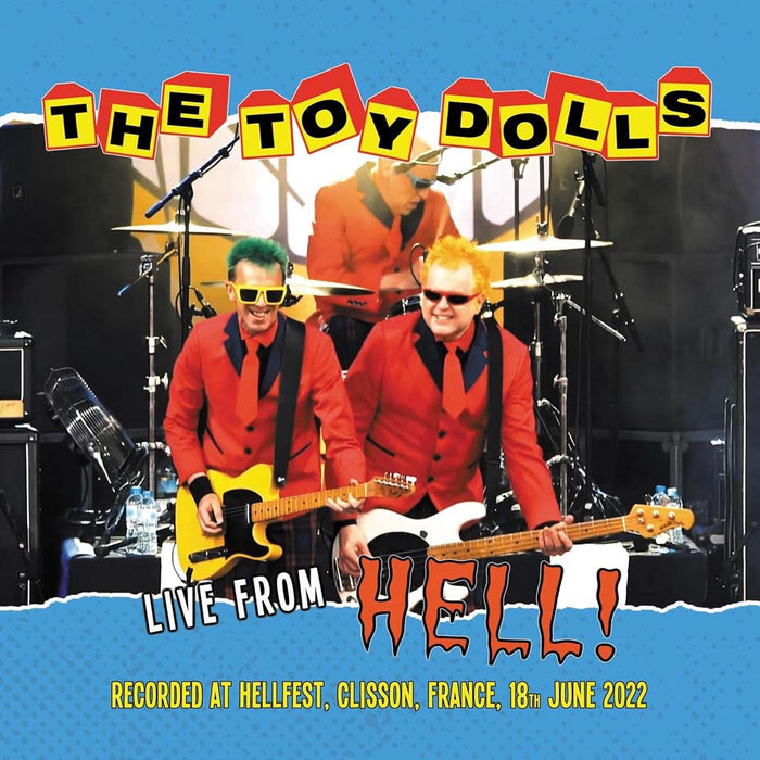 The Toy Dolls Live From Hell! Vinyl LP Yellow Colour Due Out 29/11/24