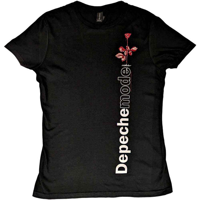 Depeche Mode Violator Side Rose Black Small Ladies T-Shirt