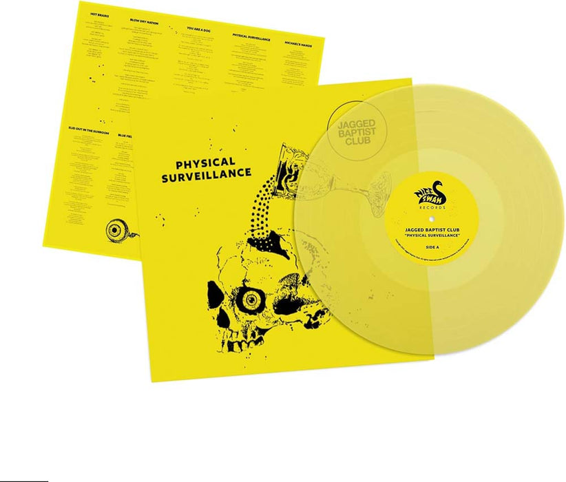 Jagged Baptist Club Physical Surveillance Vinyl LP Yellow Colour 2024