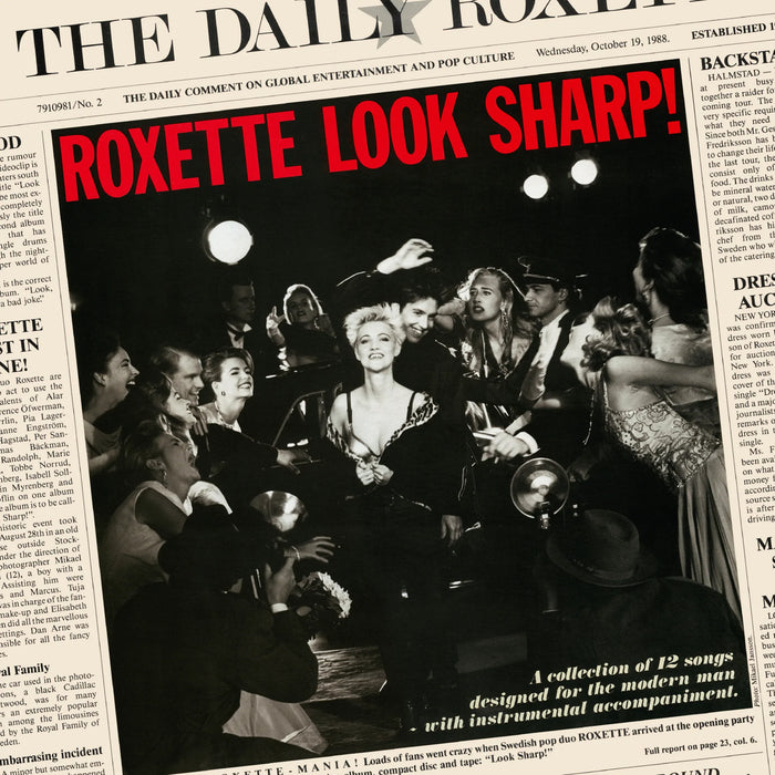 Roxette Look Sharp 30th Anniversary Edition Vinyl LP New 2018