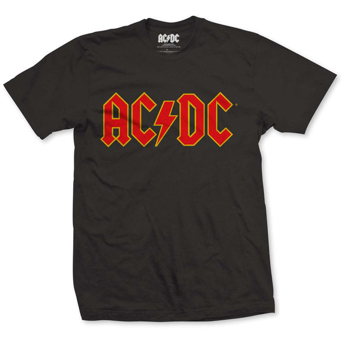 AC DC Logo Black Small Unisex T-Shirt