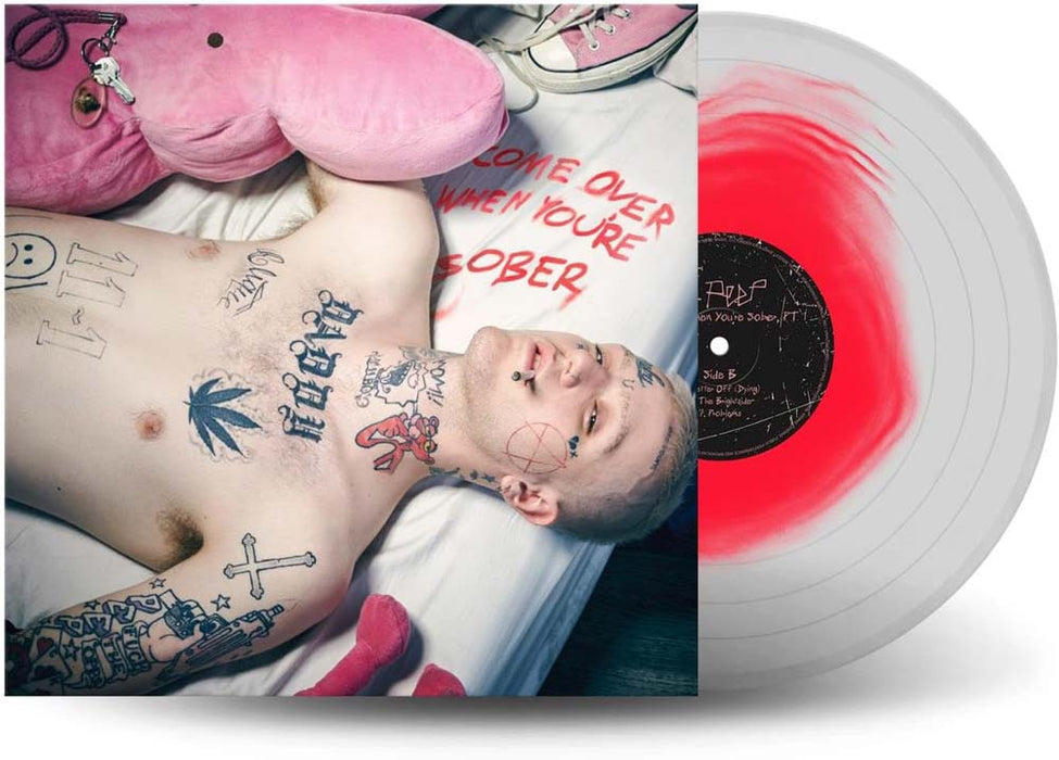 Lil Peep Come Over When You're Sober, Pt.1 Vinyl LP Pink In Clear Colour 2024