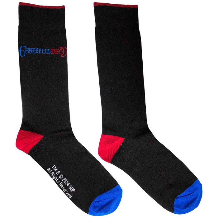 Grateful Dead Unisex Ankle Socks: Logo (Black) (UK Size 6 - 11)