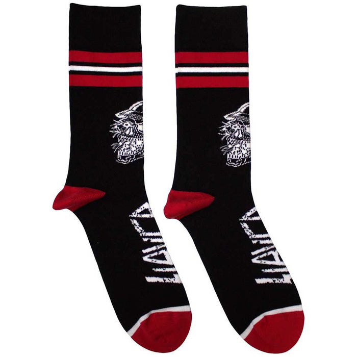 Slayer Unisex Ankle Socks: Skull Helmet (Black) (UK Size 7 - 11)