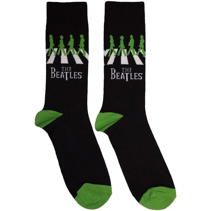 The Beatles Unisex Ankle Socks: Abbey Road Crossing (Black) (UK Size 6 - 11)