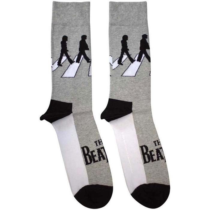 The Beatles Unisex Ankle Socks: Abbey Road Silhouettes (Grey) (UK Size 4 - 7)