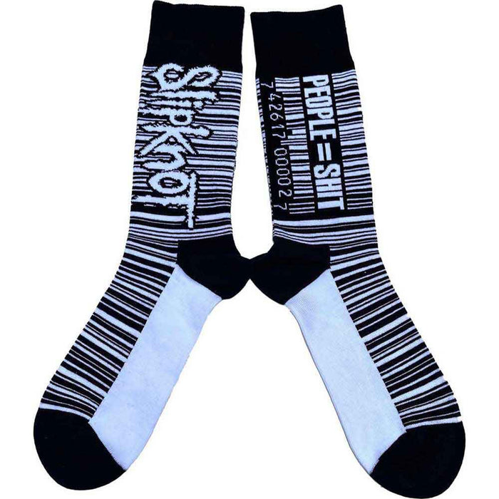 Slipknot Unisex Ankle Socks: Barcode (Black) (UK Size 4 - 7)
