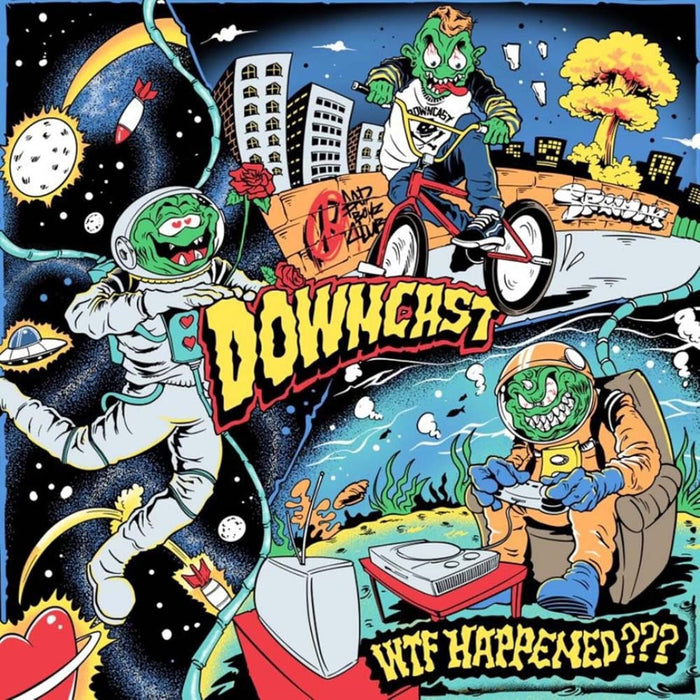 Downcast Wtf Happened? Vinyl LP Yellow Colour 2024