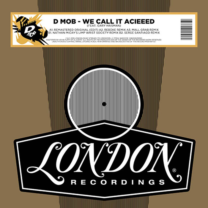 Acieeed D-Mob - ft. Gary Haisman We Call It Acieeed 12