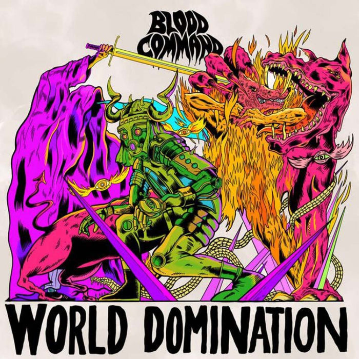 Blood Command World Domination Vinyl LP Glow In The Dark Colour 2024