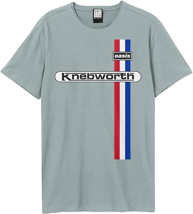 Oasis Knebworth Vintage Blue Medium T-Shirt