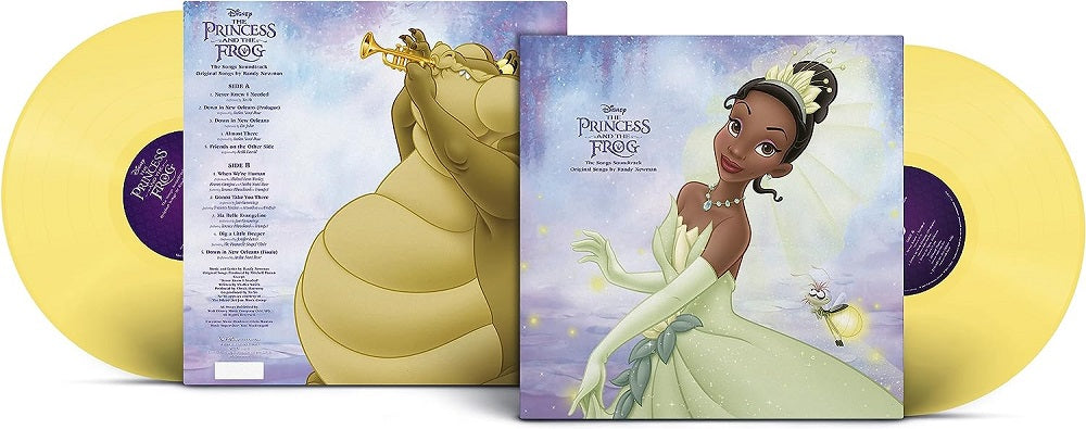 The Princess and The Frog: The Songs Soundtrack Vinyl LP Yellow Colour 2023