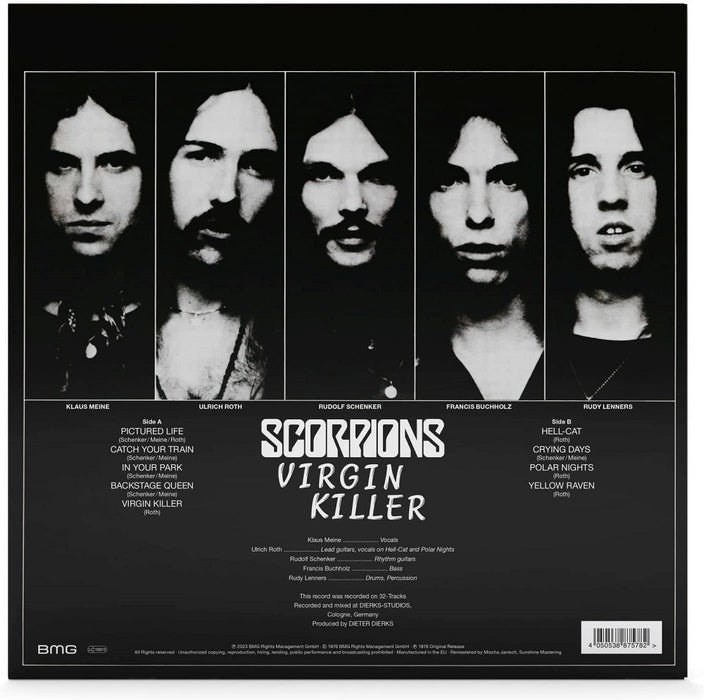 Scorpions Virgin Killer Vinyl LP Sky Blue 2023