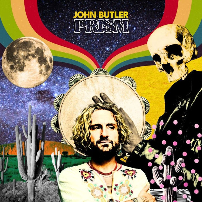 John Butler Prism Vinyl LP Yellow & Blue Colour 2025