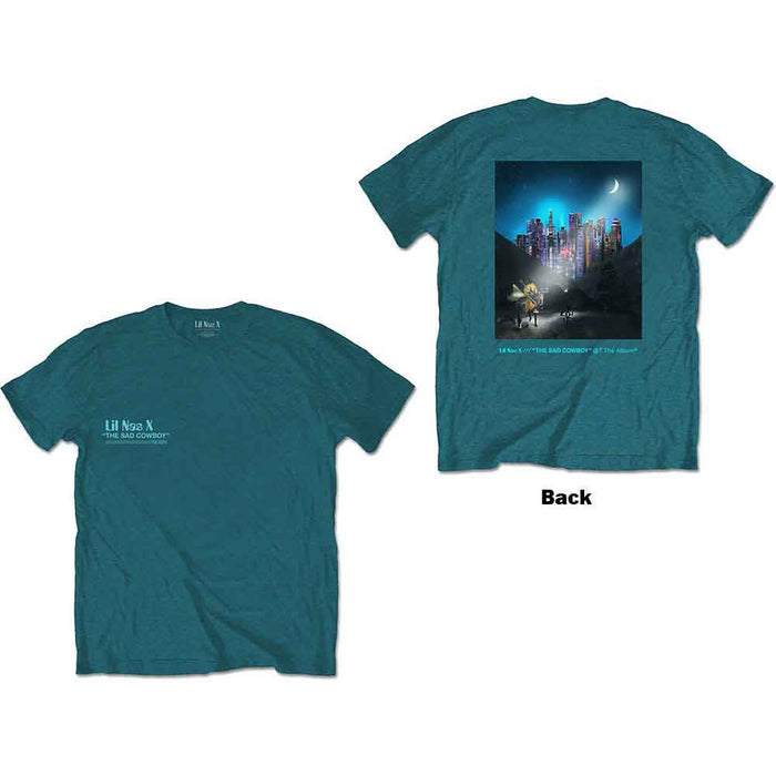 Lil Nas X Album Turquoise Blue Small T-Shirt