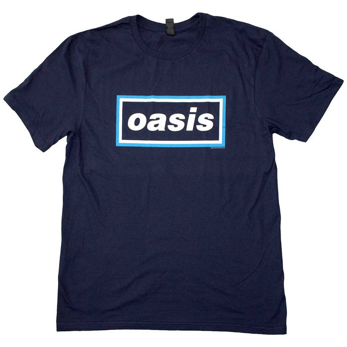Oasis Maine Road Event Logo Navy Blue X-Large T-Shirt