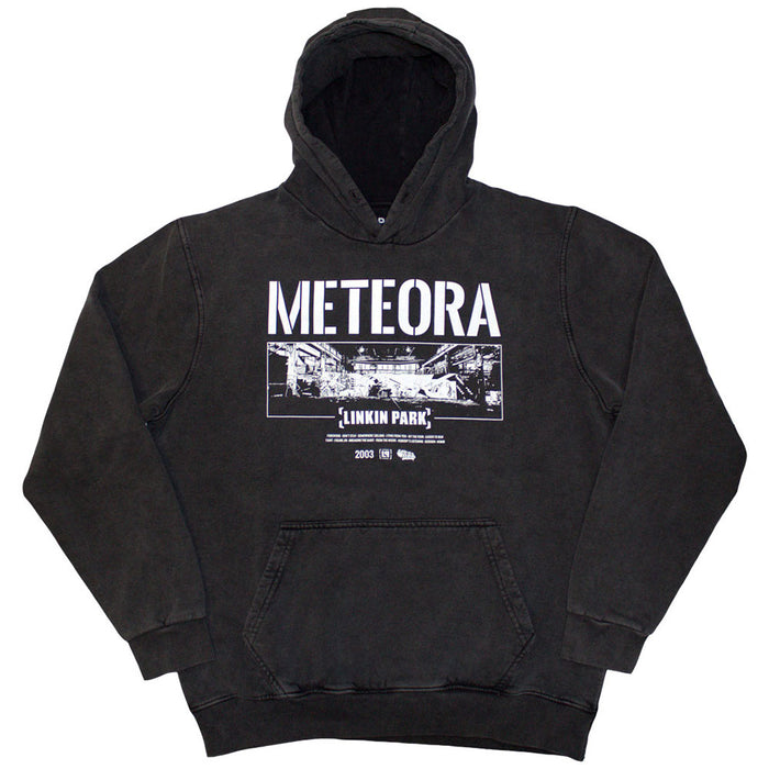 Linkin Park Meteora Wall Art Stone Wash Charcoal Grey X-Large Hoodie