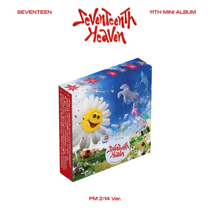 SEVENTEEN 11th Mini Album 'SEVENTEENTH HEAVEN' [PM 2:14 Ver.] CD 2023