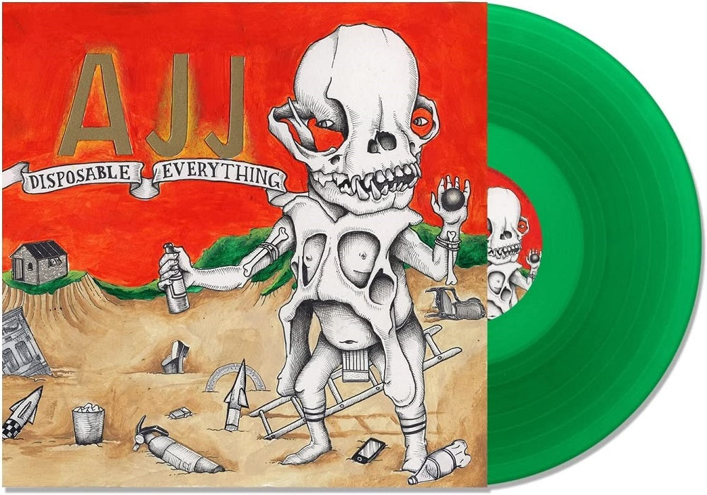 AJJ Disposable Everything Vinyl LP Green Colour 2023