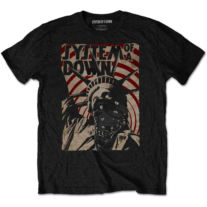 System Of A Down Liberty Black Small T-Shirt