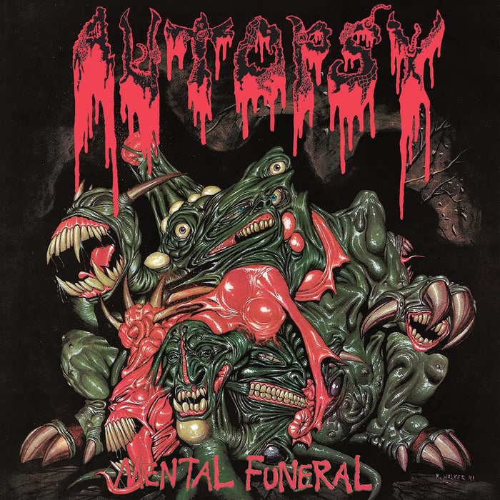 Autopsy Mental Funeral (35th Anniversary) Vinyl LP Red & Green Ink Spot Colour Due Out 14/08/26