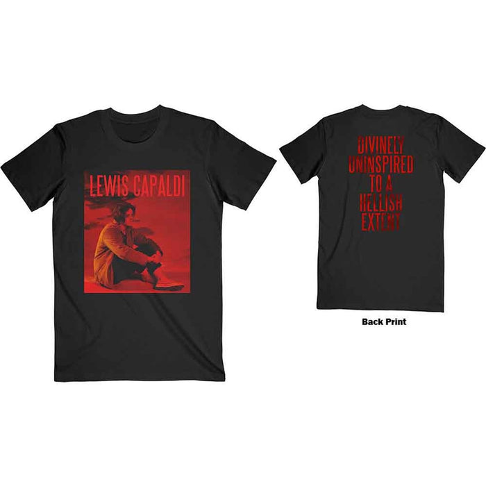 Lewis Capaldi Divinely Uninspired To A Black XX-Large T-Shirt