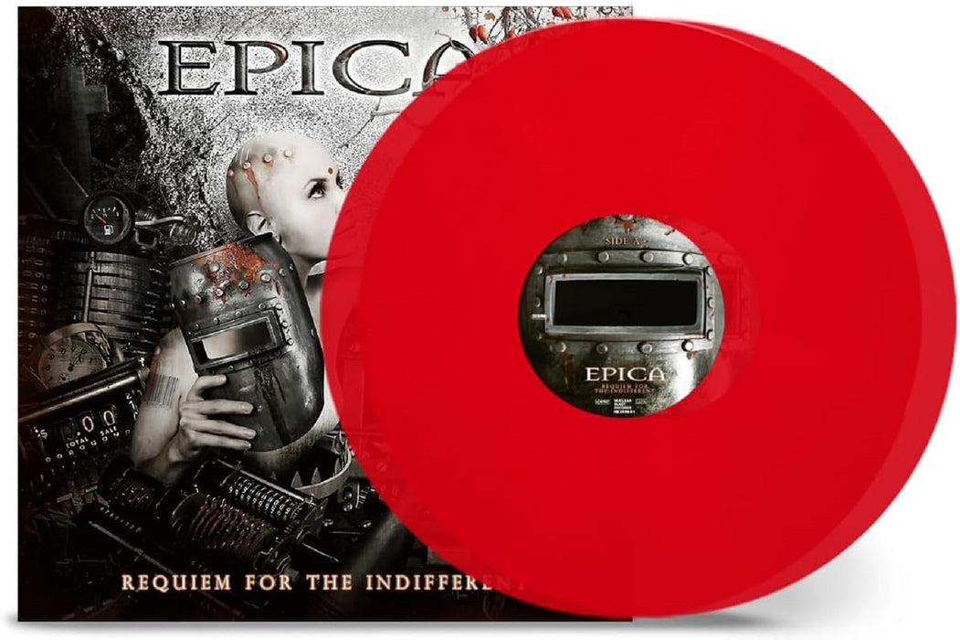 Epica Requiem For The Indifferent Vinyl LP Transparent Red Colour 2023