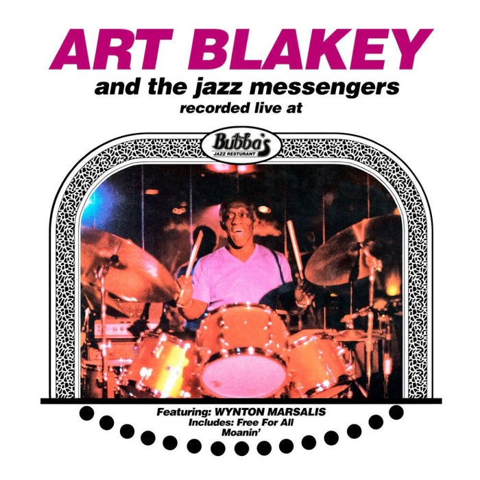 Art Blakey & The Jazz Messengers Live At Bubba's 1980 Vinyl LP Clear Violet Colour Black Friday 2024