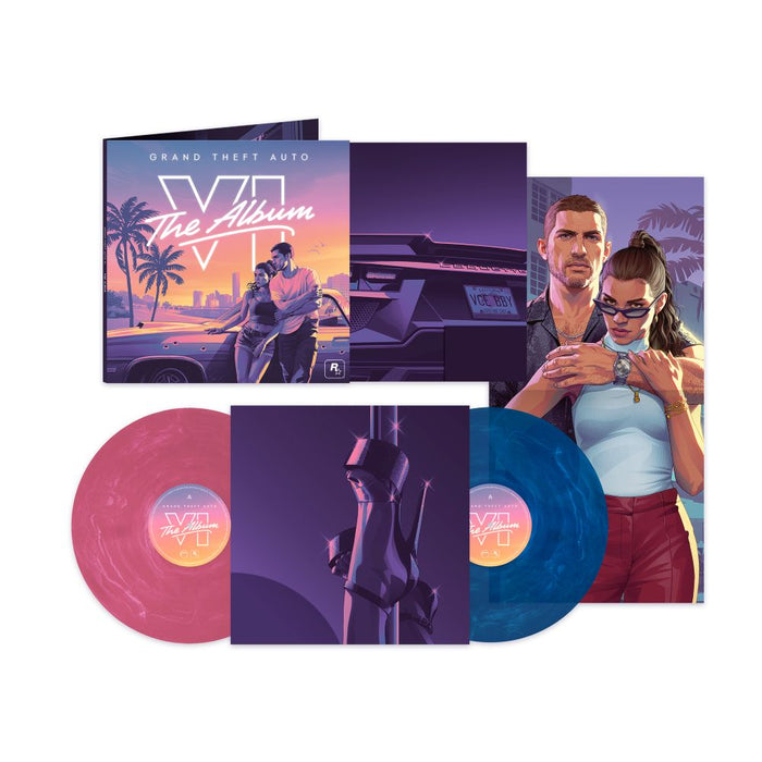 Grand Theft Auto VI: The Album Vinyl LP Indies Marble Pink & Blue Colour Due Out 19/11/26