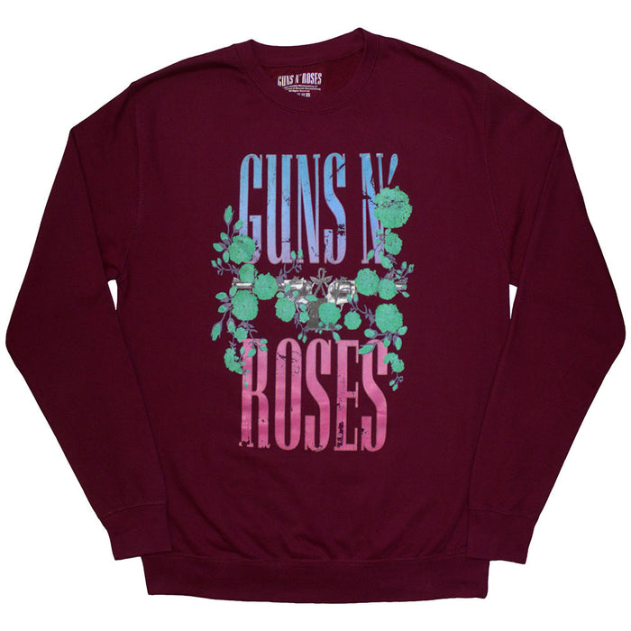 Guns N' Roses Burgandy Large Sweatshirt