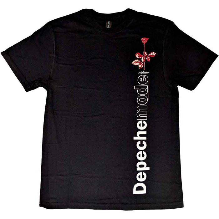 Depeche Mode Violator Side Rose Black X-Large Unisex T-Shirt